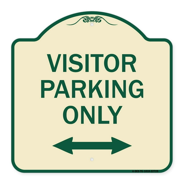 Customer Parking Only Sign 12 x 18 Heavy Gauge Aluminum Signs SignMission 